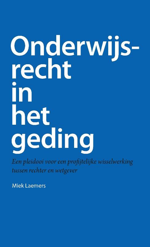 Omslag van Onderwijsrecht in het geding