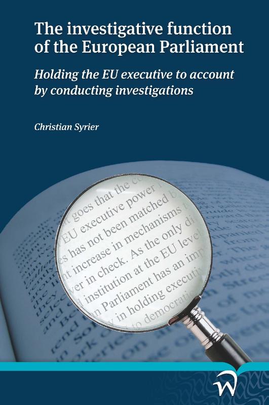 Omslag van The investigative function of the European parliament