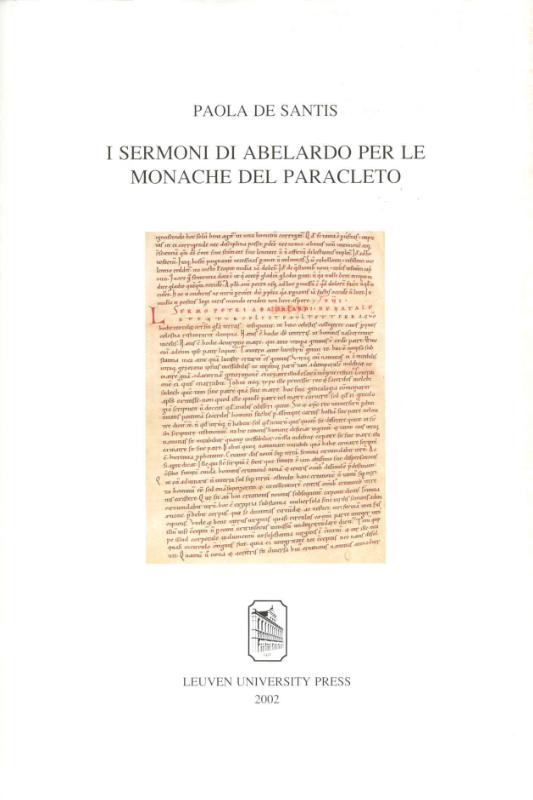 Omslag van I Sermoni di Abelardo per le Monache del Paracleto