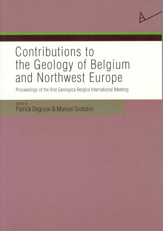 Omslag van Contributions to the geology of Belgium and Northwest Europe