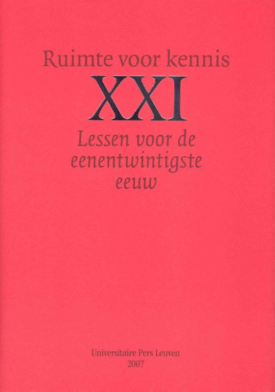 Omslag van Ruimte voor kennis