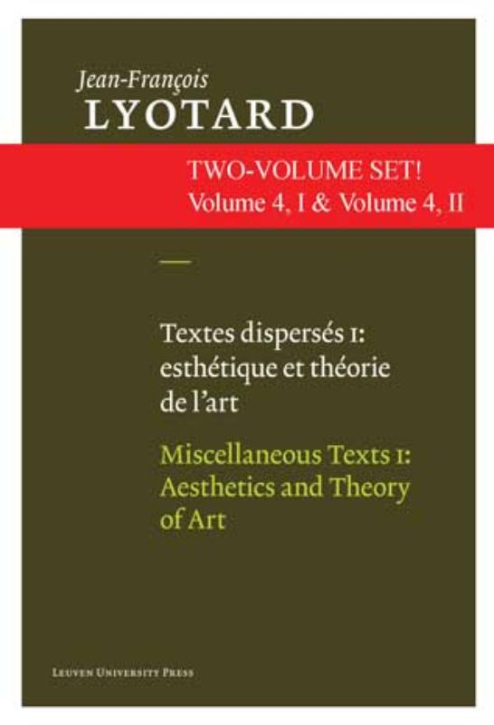 Omslag van Textes disperses I & II: esthetiques et theorie de l'art & artistes contemporains