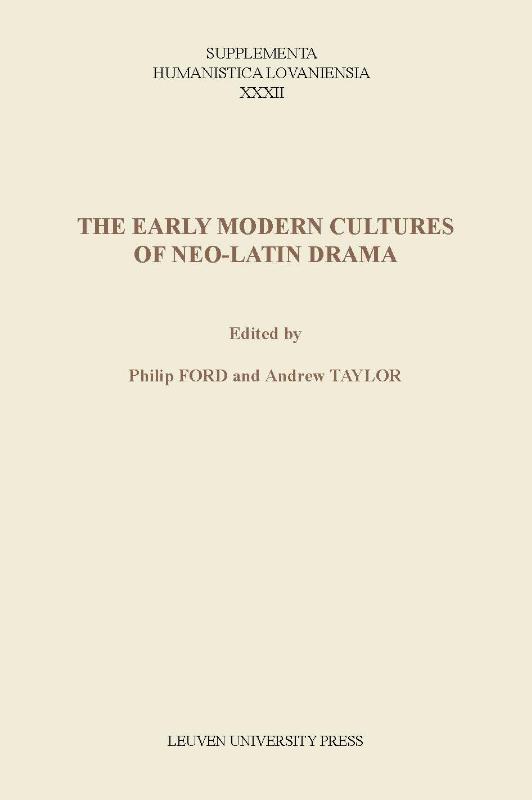 Omslag van The early modern cultures of neo-Latin drama