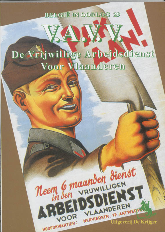 Omslag van V.A.V.V. Vrijwillige arbeidsdienst voor Vlaanderen