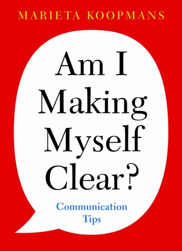 Omslag van Am I making myself clear?