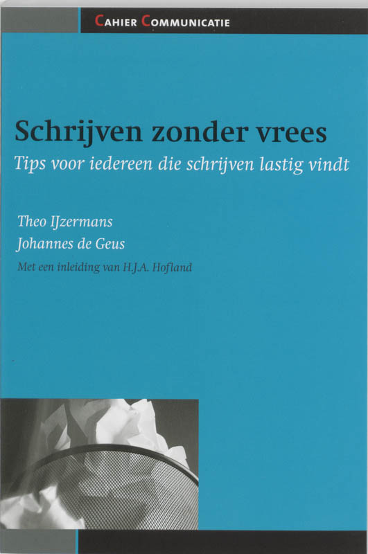 Omslag van Schrijven zonder vrees