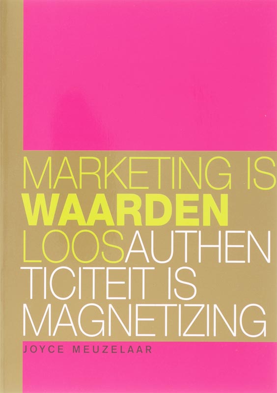 Omslag van Marketing is waardenloos