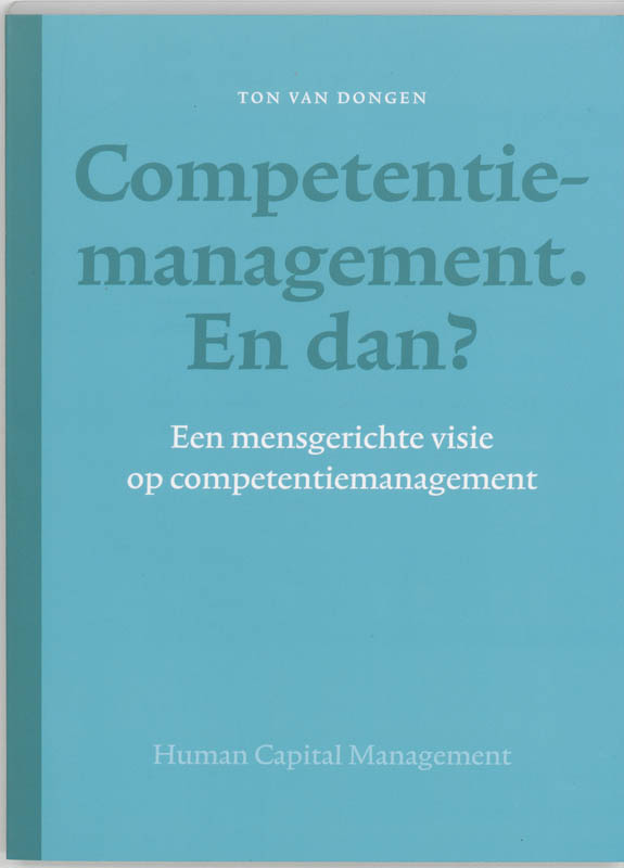 Omslag van Competentiemanagement En dan?