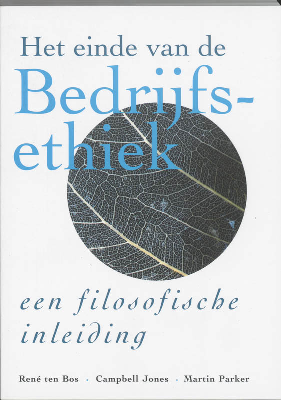 Omslag van het einde van de bedrijfsethiek