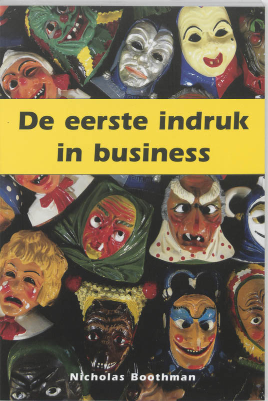 Omslag van De eerste indruk in business