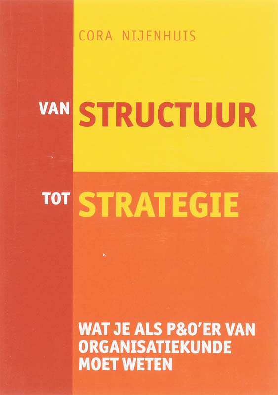Omslag van Van structuur tot strategie