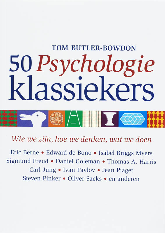 Omslag van 50 psychologie klassiekers