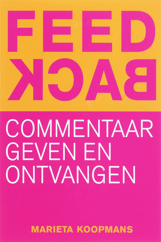 Omslag van Feedback