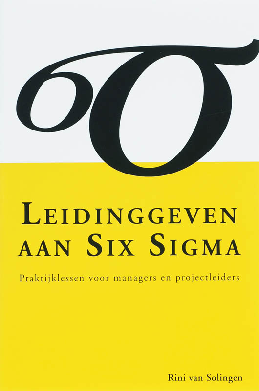 Omslag van Leidinggeven aan Six Sigma