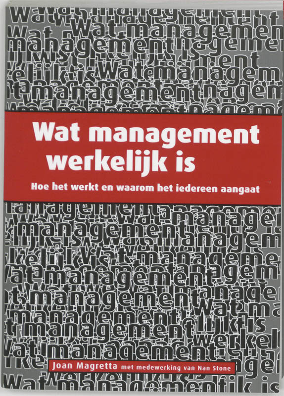 Omslag van Wat management werkelijk is