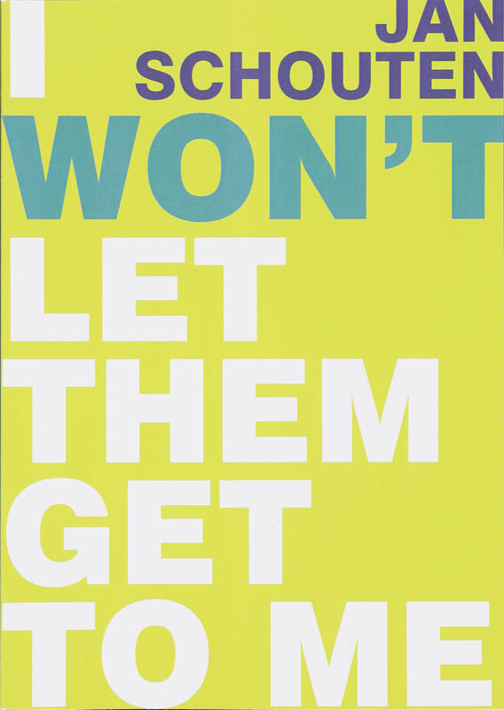Omslag van I won't let them get to me