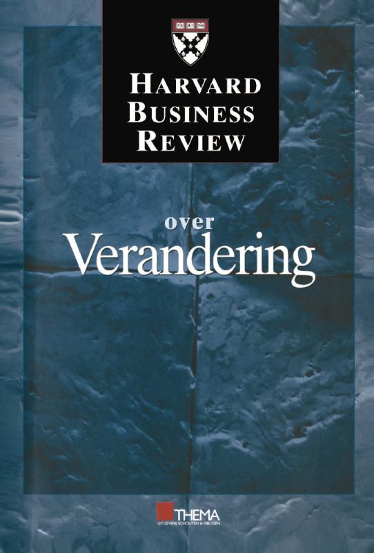 Omslag van Harvard business review over verandering