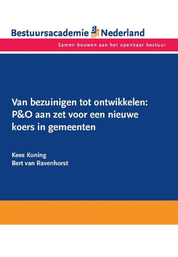 Omslag van Van bezuinigen tot ontwikkelen