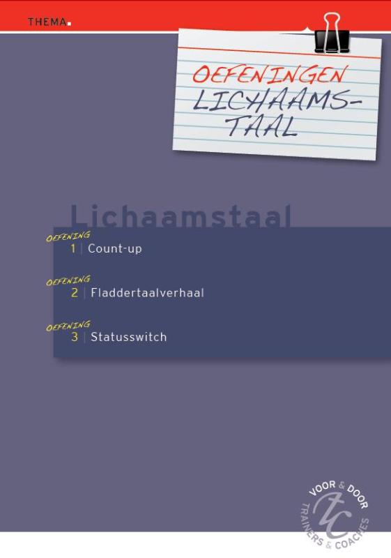 Omslag van Oefeningen lichaamstaal