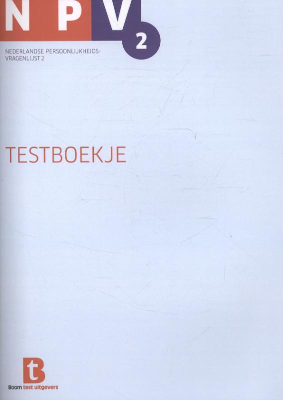 Omslag van Testboekje