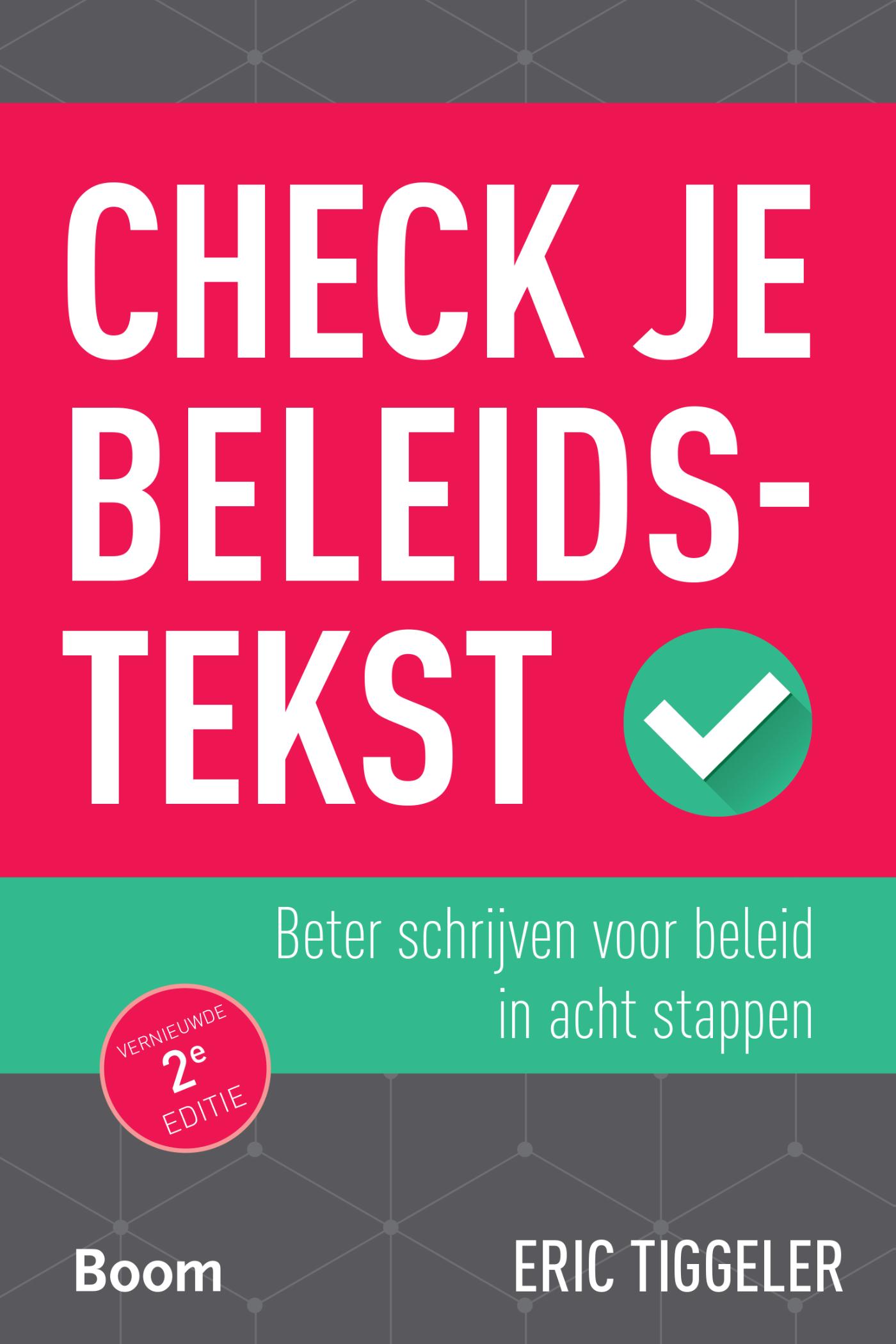 Omslag van Check je beleidstekst