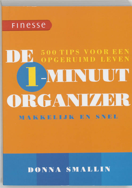 Omslag van De 1-minuut organizer