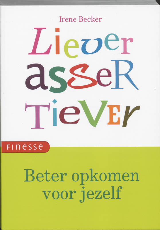 Omslag van Liever assertiever