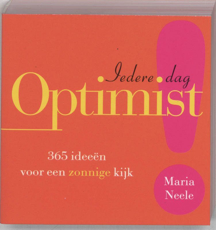 Omslag van Ieder dag Optimist