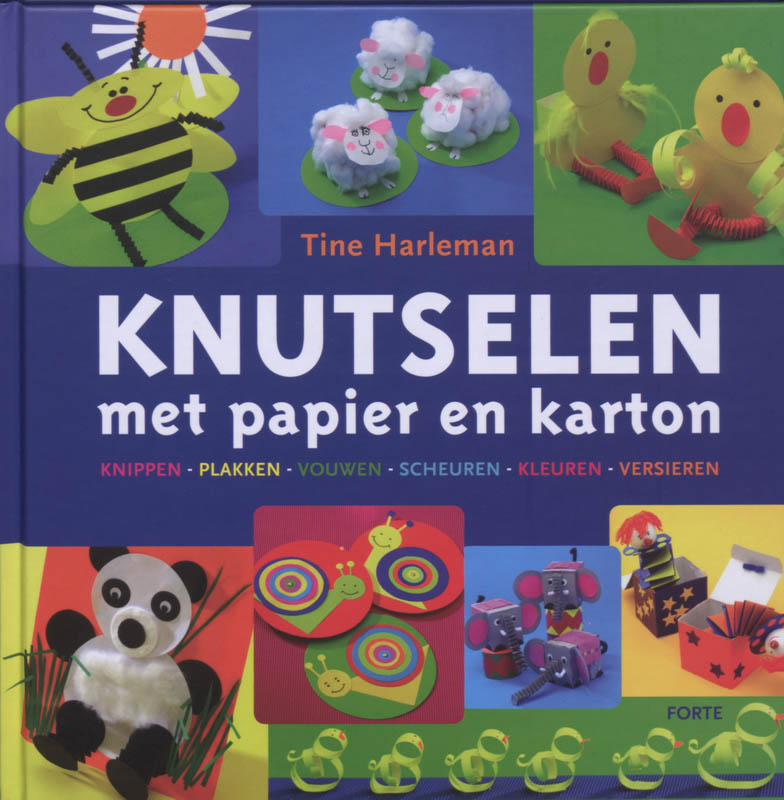 Omslag van Knutselen met papier en karton