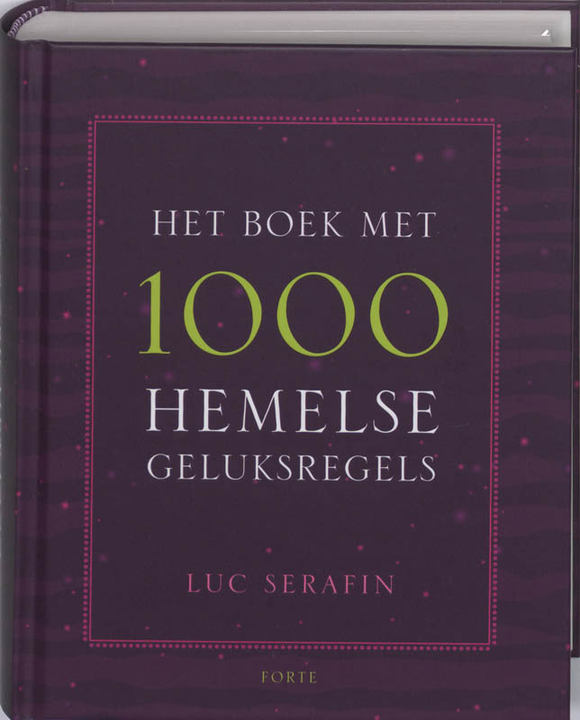 Omslag van Het boek met 1000 Hemelse geluksregels