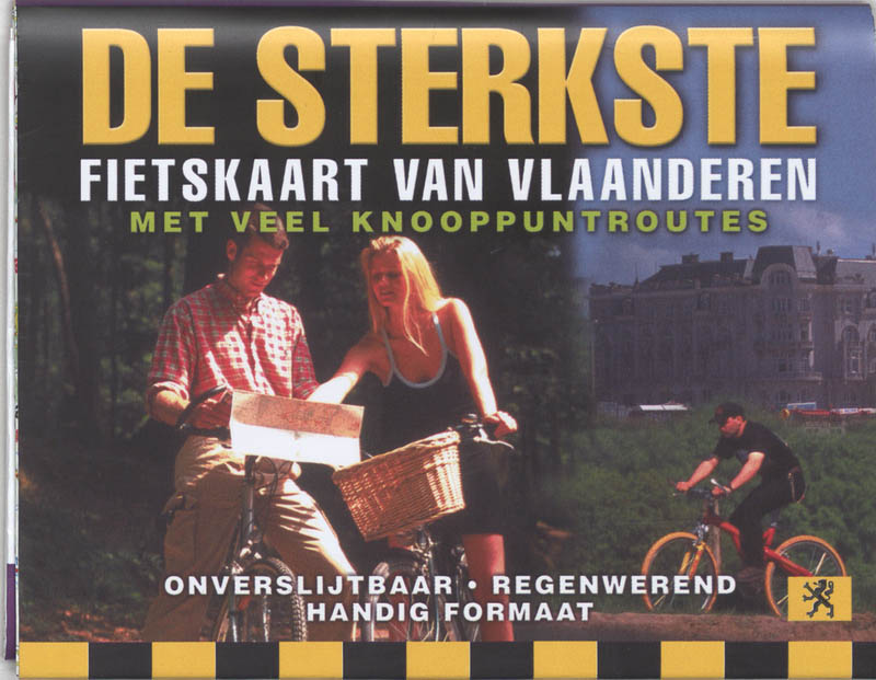 Omslag van De sterkste fietskaart van Vlaanderen