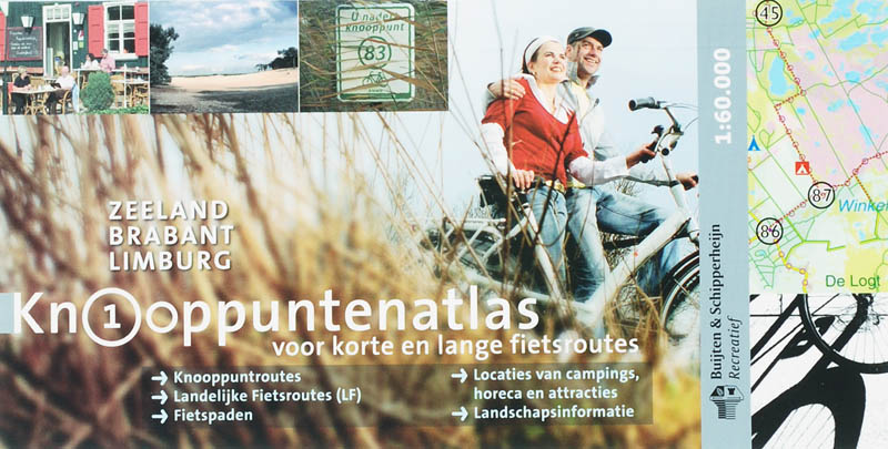 Omslag van Knooppuntenatlas voor korte en lange fietstochten