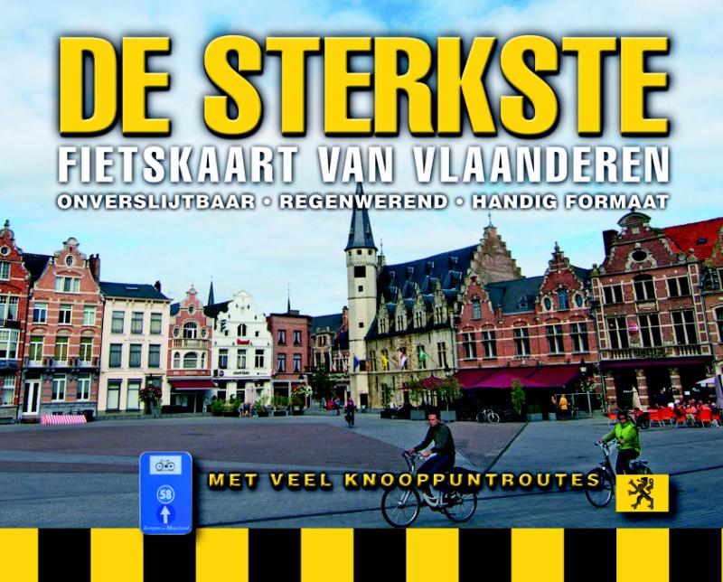 Omslag van De sterkste fietskaart van Vlaanderen