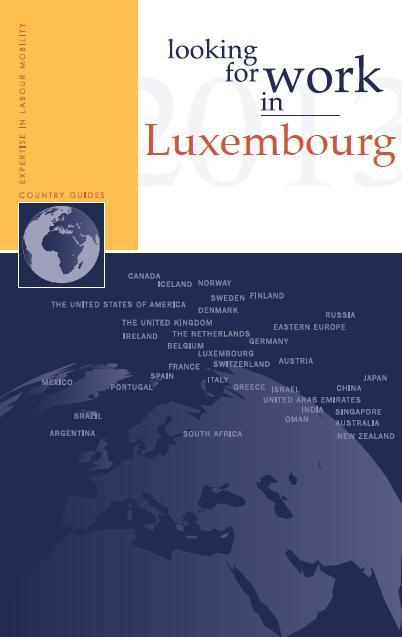 Omslag van Looking for work in Luxembourg