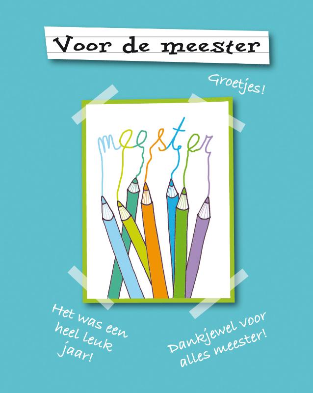 Omslag van Voor de meester