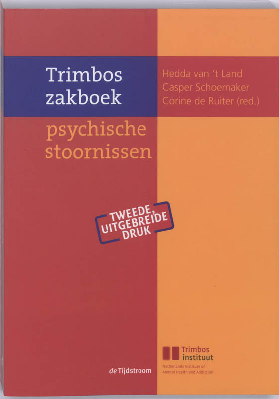 Omslag van Trimbos zakboek psychische stoornissen en hun behandeling