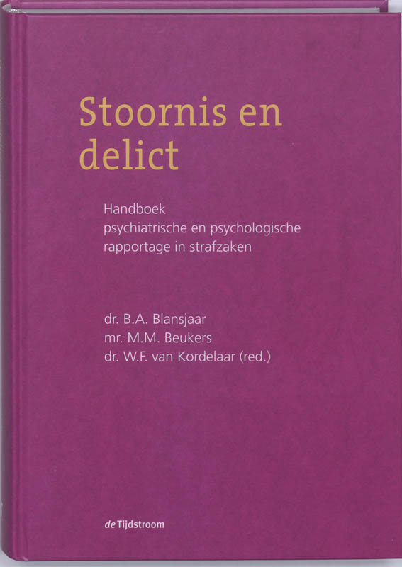 Omslag van Stoornis en delict