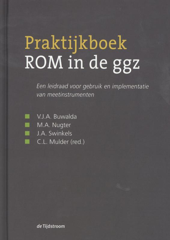Omslag van Praktijkboek ROM in de ggz
