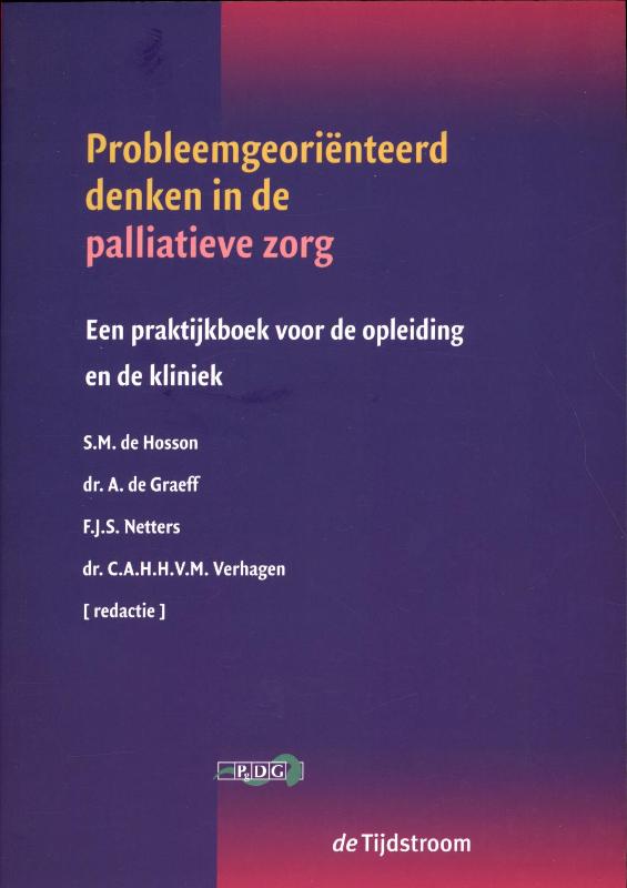 Omslag van Probleemgeoriënteerd denken in de palliatieve zorg