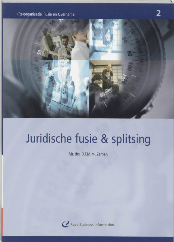 Omslag van Juridische fusie en splitsing