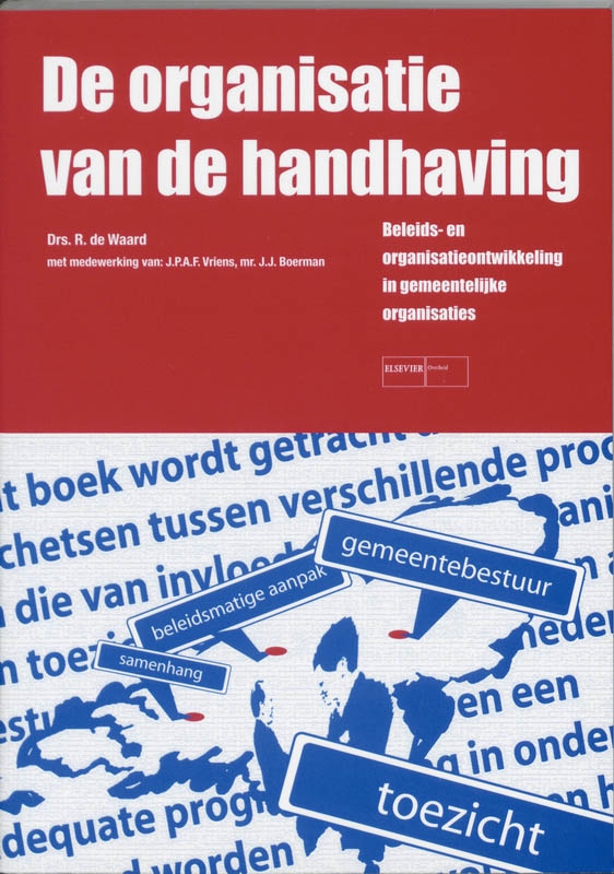 Omslag van De organisatie van de handhaving