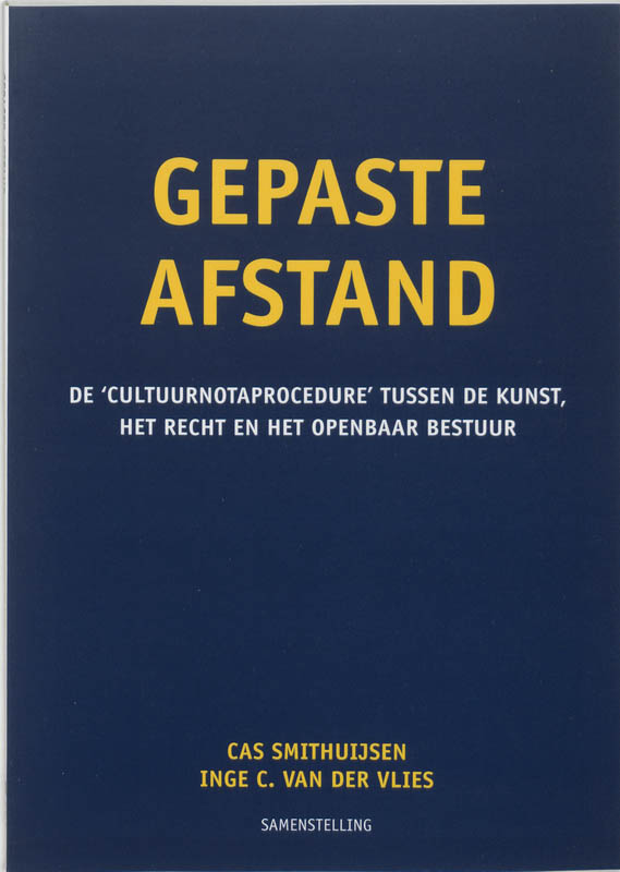 Omslag van Gepaste afstand