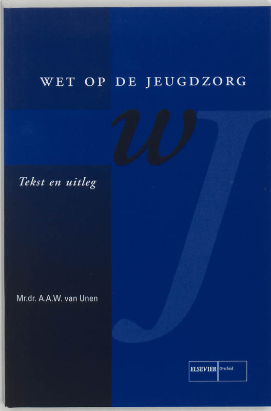 Omslag van Wet op de jeugdzorg