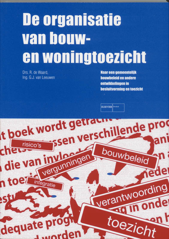 Omslag van De organisatie van bouw-en woningtoezicht