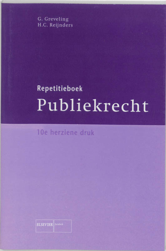 Omslag van Repetitieboek publiekrecht