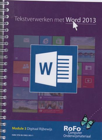 Omslag van Tekstverwerken met Word 2013