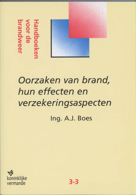 Omslag van Oorzaken van brand, hun effecten en verzekeringsaspecten