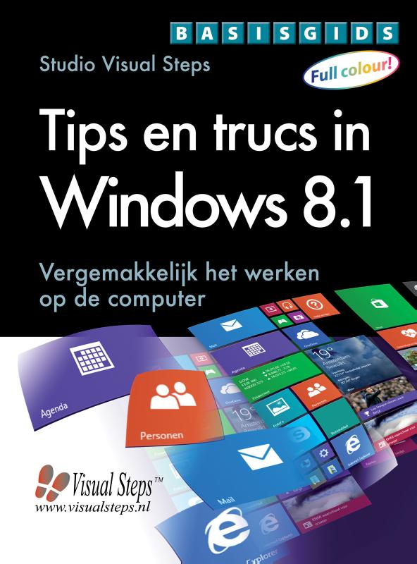 Omslag van Basisgids tips en trucs in Windows 8