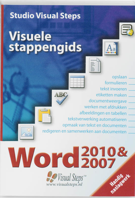 Omslag van Visuele stappengids Word 2010 & 2007