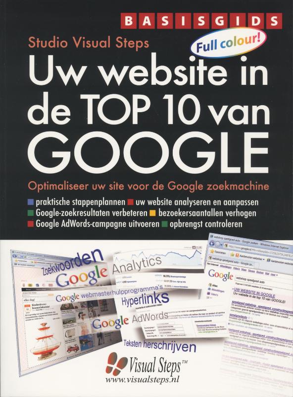 Omslag van Basisgids Uw website in de top 10 van Google